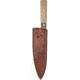 Condor Tool and Knife Kondoru Gyuto Knife Kitchen Knives, 12.63in Overall, 7.5in Blasted Satin 1095Hc Steel Blade, Hickory And Walnut, CTK5002-7.8