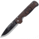 Condor Krakatoa Framelock Walnut Folding Knife, 3.5 natural finish 1095HC steel blade, Walnut handle with stainless back handle, CTK3952-4.2HC