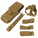 Condor Outdoor M4 Buttstock Mag Pouch, Coyote Brown, MA59-498