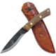 Condor Tool and Knife Navajo Knife Fixed Blade Knife, 4.25in, Drop Point, Brown, Walnut Handle, CTK2806-4.25