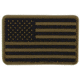 Condor Outdoor PVC US Flag Patch, 6 Pc/Pack, Coyote Brown, 181004-498