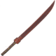 Condor Tool and Knife Burmese Hunter Machete Knife, 31in Overall, 20.25in Condor Classic Finish 1075HC Steel Blade, Walnut Handle, CTK1035-20.2-HC