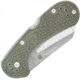 Condor Tool and Knife Cadejo Lockback Folding Knife, 3.88in Closed, 2.88in Satin 14C28N Sandvik Stainless Cleaver Blade, Green Textured Zy-Ex Handle, CTK816-2.8Z-SK