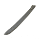 Condor Tool and Knife Naval Cutlass Sword,24in Black Plain 1075 High Carbon Steel, Epoxy Black Powder Coating,Hardwood Handle w/Sheath CTK360-24HC