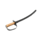 Condor Tool and Knife Naval Cutlass Sword,24in Black Plain 1075 High Carbon Steel, Epoxy Black Powder Coating,Hardwood Handle w/Sheath CTK360-24HC