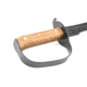 Condor Tool and Knife Naval Cutlass Sword,24in Black Plain 1075 High Carbon Steel, Epoxy Black Powder Coating,Hardwood Handle w/Sheath CTK360-24HC