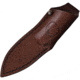 Condor Tool and Knife Zolya Fixed Blade Knife, 7.25in Overall, 3in Natural Finish Scandi Grind 1095HC Steel Blade, Brown Micarta Handle, Brown Leather Belt Sheath, CTK822-2.9-HC