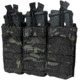 Condor Outdoor Triple M4/M16 Open Top Mag Pouch, Multicam Black, MA27-021