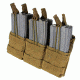 Condor Outdoor Triple Stacker M4 Magazine Pouch, Coyote Brown, 12-MA44-498