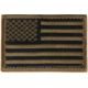 Condor Outdoor US Flag Patch 6 Pcs/Pack, 498, Coyote Brown, 230-498