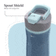 Contigo Clybourn Chill Bottle, 24 oz, Dark Ice, 24, CTSSCLYBOURN24-1