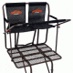 Copper Ridge Outdoors 18 foot Ultra Comfort 2-Man Tree Stand w/Ladder, Black LS5004CR