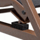 Copper Ridge Outdoors 21 foot Ultra Comfort Double Rail Tree Stand w/Ladder, Black LS5003CR