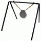 Copper Ridge Outdoors AR500 10 inch Gong Target w/Stand, 1/2 in Thick, Silver SH5055CR