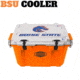 Cordova 125 XLarge BSU Cooler, Orange/Blue Logo CCBSUWO-125