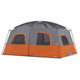 Core Equipment 10 Person Straight Wall Cabin Tent, Orange/Gray, 14 x 10 ft, 40034