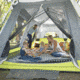 Core Equipment 12 Person instant Cabin Tent with Double Awning, Green/Gray, 18 x 10 ft, 40061