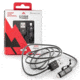 Core Third Dual Lightning/Micro USB Cable, 3.3ft, Grey, Braided Nylon, 1 Year Mfg Warranty, COR-81272