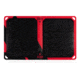 Core Third Maasai 10 Solar Charger - One Port, Black/Red, Hyperlon, 1 Year Mfg Warranty, COR-81623