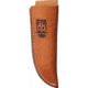 Cougar Creek EZE Skinner Africanwood, 7in, ATS-34, Brown Leather Knife, 7in Overall, 3in Satin Ats-34 SS Blade, African Blackwood Handle, Brown Leather Sheath, TFCC4