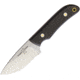 Cougar Creek EZE Skinner Africanwood, 7in, ATS-34, Brown Leather Knife, 7in Overall, 3in Satin Ats-34 SS Blade, African Blackwood Handle, Brown Leather Sheath, TFCC4