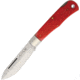 Cougar Creek Teton Mountian Red Bone Folding Knife,3.75in,D2 Tool Steel,Standard Edge,Satin,Red,Bone Handle CCTLBS