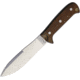 Cougar Creek Wilderness Survivor Camo Knife, 10.5in Overall, 5.75in Satin 1095Hc Steel Blade, Camo Linen Micarta Handle, Green Liners, Brown Leather Sheath, QC0113 CAMO MICARTA
