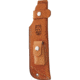 Cougar Creek Wilderness Survivor Knife, 10.5in Overall, 5.75in Satin 1095Hc Steel Blade, OD Green Linen Micarta Handle, Yellow Liners, Brown Leather Sheath, QC0113 OD MICARTA