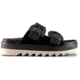 Cougar Pepa Suede Womans Sandals, Black, 9, Pepa-SL-Black-9
