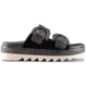 Cougar Pepa Suede Womans Sandals, Black, 11, Pepa-SL-Black-11