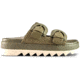 Cougar Pepa Suede Womans Sandals, Olive, 10, Pepa-SL-Olive-10