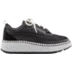 Cougar Sayah Luxmotion Nylon/ Suede Waterproof Sneakers - Womens, Black/White, 8, SAYAH-Black-White-8