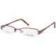 Cover Girl CG0384 Eyeglass Frames - Shiny Dark Brown Frame Color