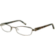 Cover Girl CG0386 Eyeglass Frames - Shiny Light Brown Frame Color