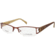Cover Girl CG0394 Eyeglass Frames - Shiny Dark Brown Frame Color