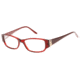 Cover Girl CG0442 Eyeglass Frames - Shiny Red Frame Color
