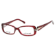 Cover Girl CG0451 Eyeglass Frames - Shiny Red Frame Color