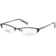 Cover Girl CG0506 Eyeglass Frames - Shiny Gun Metal Frame Color