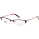 Cover Girl CG0506 Eyeglass Frames - Shiny Bordeaux Frame Color