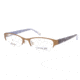 Cover Girl CG0517 Eyeglass Frames - Matte Dark Brown Frame Color