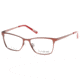 Cover Girl CG0527 Eyeglass Frames - Matte Bordeaux Frame Color, Clear Lens Color