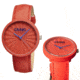 Crayo Pleats 40mm Watch, Red, One Size, CRACR1505