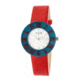 Crayo Prestige CR3100 Series Watch, Teal/Red, One Size, CRACR3107