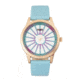 Crayo Electric Leatherette Strap Watch, Light Blue, CRACR5002