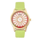 Crayo Electric Leatherette Strap Watch, Light Green, CRACR5003