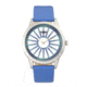 Crayo Electric Leatherette Strap Watch, Blue, CRACR5005