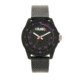 Crayo Jolt Leatherette Strap Watch, Black, CRACR4901