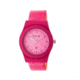 Crayo Womens Dazzle Leather-Band Watch w/Date, Hot Pink/Hot Pink, CRACR4104