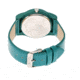 Crayo Womens Dazzle Leather-Band Watch w/Date, Teal, CRACR4102