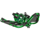 Crescent Moon Sawtooth 27 Snowshoes, Green, 760625